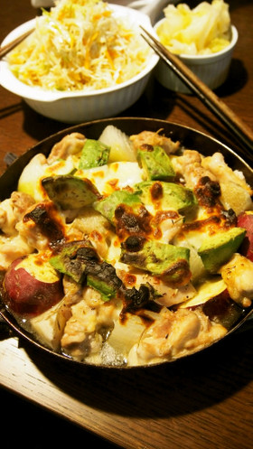 グリルパンでぎゅうぎゅう焼き